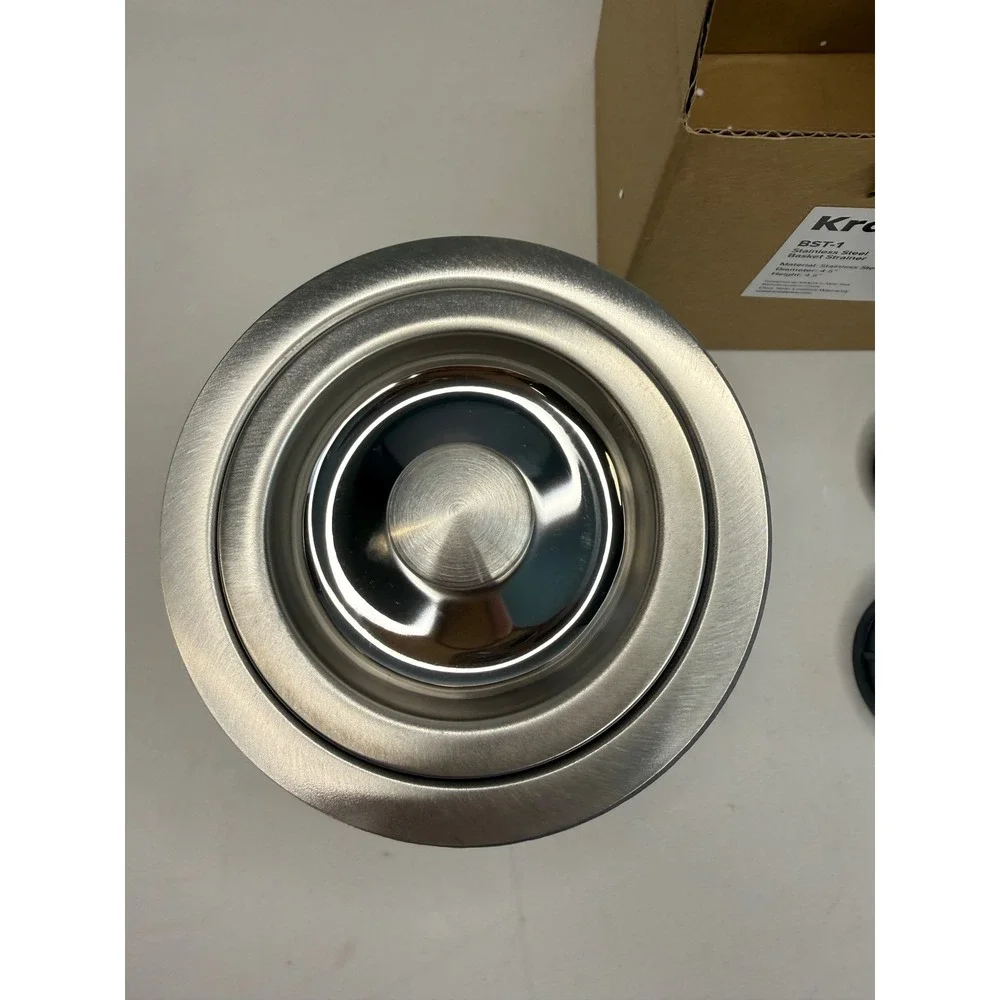 Kraus BST 1 Stainless Steel‎ Sink Basket Strainer Gray Basket Strainer